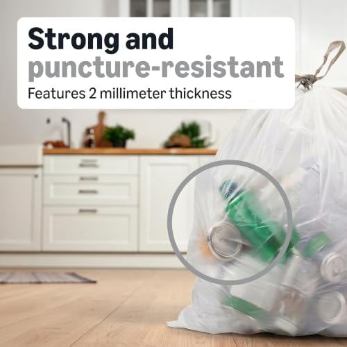 Amazon Basics 18G Compactor Bags - 18 Gallon - 50 Count - 2 Mil (Previously AmazonCommercial) - Image 2