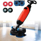 Walk-Behind Commercial Cleaning Machine, 17 Inch Walk Behind Floor Scrubber Dryer, Electric Floor Scrubber & Floor Buffer Machine for Small Industrial, 90 Min Runtime Tile Cleaning Machine by Unknown