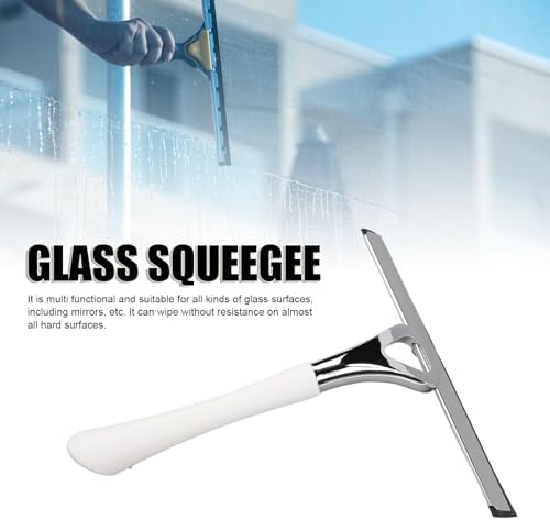 Zerodis Shower Squeegee for Glass Doors, All Purpose Household Window Mirror Squeegee for Shower Glass Bathroom Cleaner Tool for Tile Walls Car - Image 4
