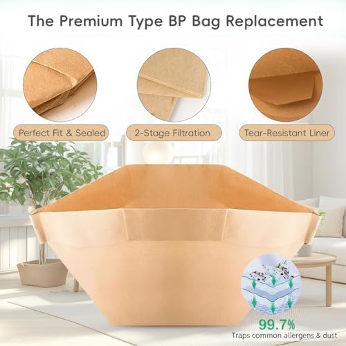 20 Pack Type BP Replacement Vacuum Bags Compatible with Hoover Commercial Backpack C2401, C2401010, Shoulder Vac Pro. Replaces Part AH10019 & 4010052N - Micro Filtration - Image 2