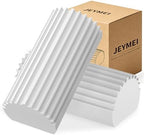 Jeymei Damp Clean Duster Sponge,2Pcs Grey Dust Sponge for Cleaning by Jeymei