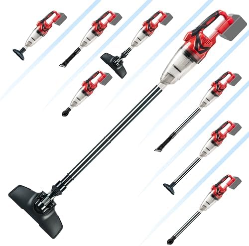 Cordless Vacuum Cleaner Compatible with Milwaukee M18, Handheld Vacuum Cleaner Portable for Hard Floor Carpet Car Pet Hair Cleaning (Battery NOT Included) - Image 4