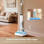 Wet Dry Vacuum Mop - Self-Cleaning Floor Washer with 180°Lie-Flat & 0 Hair Tangle, Self-Propelled Edge Cleaning, 60Min Runtime, Designed for Pet Hair, Kids' Spills & Daily Household Cleaning - Image 4