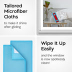 Tyroler Pack of 6 Microfiber Cloths for Glider Magnetic Window Cleaner - Image 3