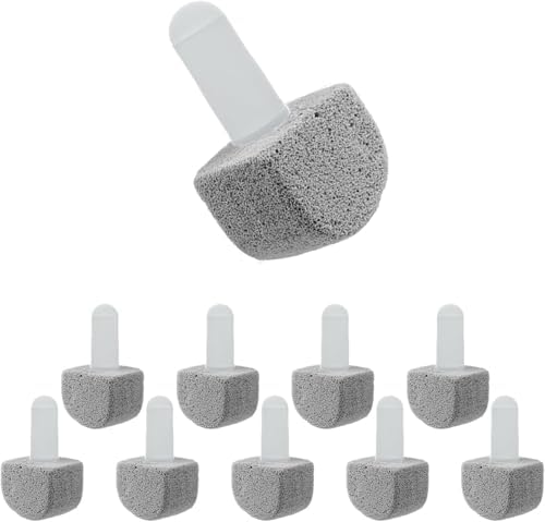 Pumice Stone Toilet Bowl Cleaner – 10 Refills for Hard Water & Rust Stains by YINGMORE