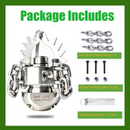 3/8 NPT Sewer Jetter Rotating Nozzle - Cutting Roots, for 2900 psi, 40L/Min (10.57GPM) Pressure Washers, Stainless Steel Drain Cleaning Tool, for Household sewers, Commercial Pipelines - Image 6