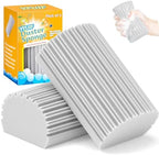 2/4/6/8-Pack Damp Clean Duster Sponge, Magic Sponge Eraser Baseboard Cleaner Tool, Dusters for Cleaning Blinds, Glass, Vents, Railings, Mirrors,Window Track Grooves and Faucets by YFUIF