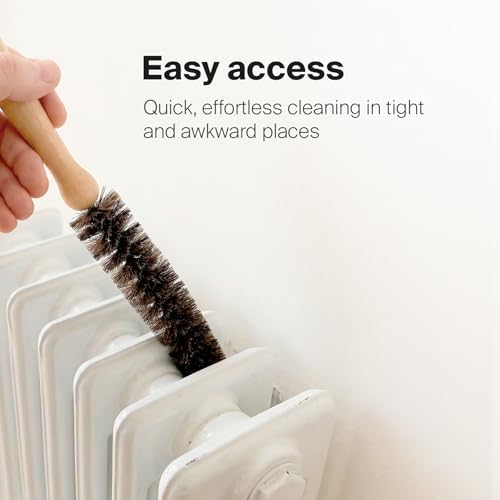 KONEX 44" Dryer Vent Cleaner Brush Flexible Lint Trap Cleaning Tool with Horsehair Bristles - Image 5