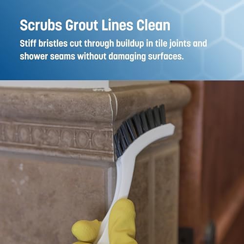 SPARTA Grout Brush with Stiff Nylon Bristles, 8 Inch, White, 24-Pack - Image 4