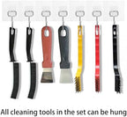 7 Pcs Multi-Purpose Crevice Cleaning Brush Tool for Stubborn Kitchen Grease Stains, Bathroom Crevices, Window Gutters, Tiles and Faucets - Image 6