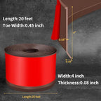 Vinyl Baseboard Molding Trim 4 Inch Peel and Stick Cove Base - Image 2