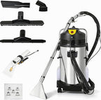40L/11Gal Commercial Carpet Cleaner, 3 in 1 Multi-Purpose Floor Cleaning Machine Vacuum Cleaner, 1049W Professional Heavy Duty Extractor Vacuum Washing Machine for Curtain Sofa Carpet Cleaning Machine by Unknown