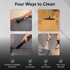 Dapper Supply Commercial 4-in-1 Wet/Dry Vacuum & Carpet Extractor, Carpet & Upholstery Cleaner, 100 PSI, 2.6 Gal. Solution Tank, 5.5 Gal. Recovery Tank, 2-Year Warranty - Image 4