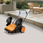 Walk-Behind Hand Push Floor Sweeper, 41 Inch Wide with 14.53Gal Container - Image 7