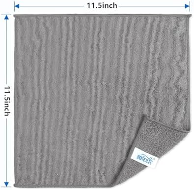 HOMEXCEL 100PK Microfiber Cleaning Cloth, Cleaning Rag for Home, 11.5x11.5 - Image 2