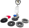 Industrial 17" Floor Buffer Polisher Machine | 1200W Heavy Duty Metal Body & Handle | Multi-Functional Commercial Floor Scrubber | Includes Full Attachment Kit by FaragJanitorial