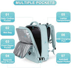 coofay Personal Item Travel Backpack For Women Men Airline Approved Carry On Backpack Flight Approved Waterproof Sports Luggage Backpack Casual Daypack Small Hiking Backpack - Image 4