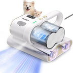 Mattress Vacuum Cleaner, 16Kpa Bed Vacuum with 253.7nm UV‑C Light by Cleera