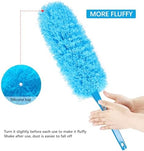 Rainbow Static Duster 24inch Reusable Microfiber Electrostatic Dusters with 2 Beandable and Washable Duster Head for Cleaning Home, Office, Car - Image 5