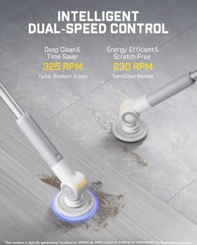 Fanttik Flip G9 Pro Electric Scrubber, VoltiPulse Motor, for Bathroom - Image 3