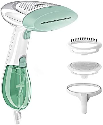Conair Handheld Garment Steamer for Clothes, ExtremeSteam 1200W, Portable Handheld Design,White/Light Green by conair