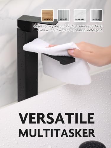 Fantasticlean Microfiber Cleaning Cloth Roll- 30 Sheets, 12" x 12" (White) - Image 5