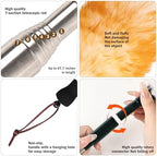 Extendable Cleaning Duster,66.9Inch Telescoping Feather Dusters with Stainless Steel Extension Pole for Cleaning High Ceiling Fan, High Ceilings,Furniture - Image 4