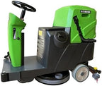 Ride-On Commercial Floor Scrubber Machine, 20″ Cleaning Width, 24V Battery Powered Scrubber Dryer with 17 Gal Tanks for Warehouse, Retail & Facility Cleaning (US-TX-SDB21MINI) by Texlift