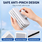 Magnetic Double Sided Glass Cleaner Dual Window Wiper with Rope，8-15mm - Image 4
