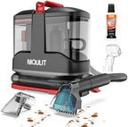 Portable Spot Cleaner Machine for Carpet and Upholstery - 15Kpa Deep Spot Cleaning for Area Rugs, Pets, Car, Couch Cleaner Machine with Dual Size BrushHead & Self-Cleaning System for Stairs/Furniture by MorrrerOzoneMachineOdorEliminatorforHomePets