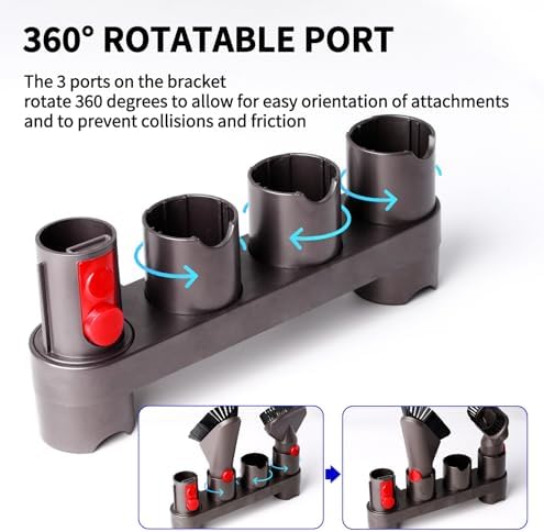 Premium Accessory Holders Compatible with Dyson V7 V8 V10 V11 V15 Cleaners - Image 4