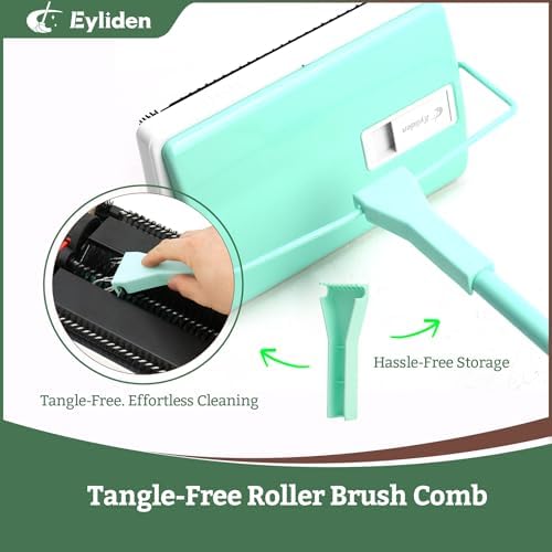 Eyliden X-Large Carpet Sweeper - Quiet Manual Sweeper for Carpets & Rugs - Image 4