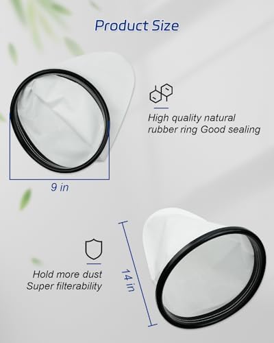 4 Pack Vacuum Filter Bag Cloth 2KE2105000 Replacement Compatible with Hoover&Royal Backpack Cloth Shoulder Vacuum Cleaner C2401 RY4000 - Image 3