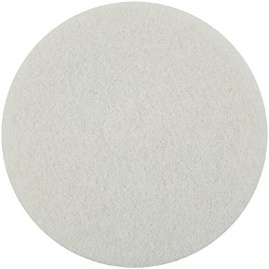 Mercer Industries 45017W - 17" White Floor Maintenance Pads (5 pack) by MercerIndustries