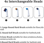 Electric Cleaning Brush with 4 in 1 Multiple Brush Heads, Indoor Household Cordless Motorized Brush for Bathroom Toilet Kitchen Tile Crevice - Image 4