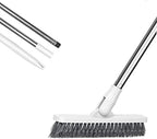 LandHope Grout Brush with Long Handle 50inches Grout Cleaner for Tile Floors Crevice Floor Scrub Brush 120° Rotatable Bathtub Clean Tool Grout Scrubber Indoor Kitchen Shower for Hard to Reach Areas by LandHope