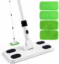 Sweeper Mop System with 4 Reusable Microfiber Mop Pads by Unknown