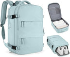 coofay Large Personal Item Travel Backpack For Women Men Airline Approved Carry On Backpack Flight Approved Waterproof Sports Luggage Backpack Casual Daypack Small Hiking Backpack by coofay