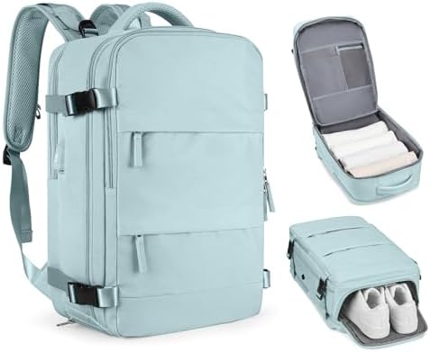 coofay Personal Item Travel Backpack For Women Men Airline Approved Carry On Backpack Flight Approved Waterproof Sports Luggage Backpack Casual Daypack Small Hiking Backpack by coofay