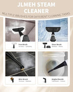 Pressurized Handheld Steam Cleaner for home with 12pcs Accessories&Safety Lock – Multi-Surface Natural Deep Steamer for Cleaning Car, Furniture, Floor, Upholstery, Tile, Grout, Windows - Image 2