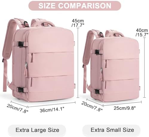 Large Travel Backpack for Women Airline Approved Carry on Backpack for Airplanes Mochila De Viaje Personal Item Travel Bag Spirit Airlines Personal Item Bag 18x14x8 Backpack for Traveling on Airplane - Image 3
