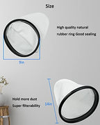 2KE2105000 HEPA Cloth Bag Liner, Fit for Hoover, Royal Backpack Cloth Shoulder Vacuum Cleaner, Fit for Royal RY4000 and RY4001, Fit for Hoover C2401 and C2401010 Shoulder Vac Pro, 2pcs - Image 3