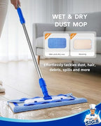 MR.SIGA Professional Microfiber Mop for Hardwood, Laminate Floor Cleaning - Image 5