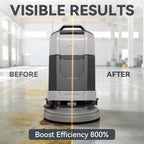 X4 22" Walk-Behind Commercial Floor Scrubber Machine, Upgrade Material - Image 6