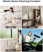 HIZERO H100R Window Squeegee, Electric Shower Squeegee for Glass Doors - Image 6