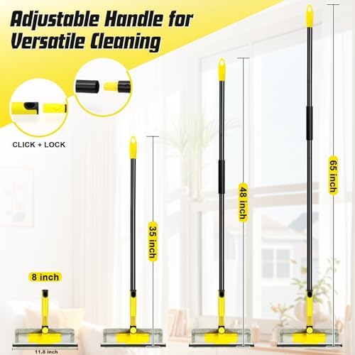 Professional Window Squeegee with 60" Extension Pole for Home - Image 6
