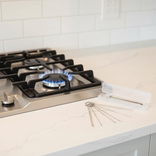 Stainless Steel Stove Nozzle Tool Set, Burner Jet Accessory for Gas Cooktop - Image 2