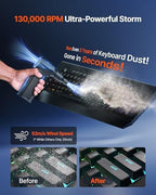 Compressed Air Duster, 130,000RPM Ultra-Powerful Electric Air Duster - Image 2