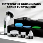 Electric Spin Scrubber for Bathroom: Shower Cleaner Brush with Long Handle - Image 6