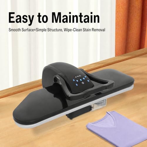 36" Large Steam Iron Press, 1600W Intelligent Digital Steam Press(Black) - Image 7